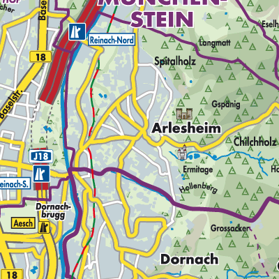 Übersichtsplan Arlesheim