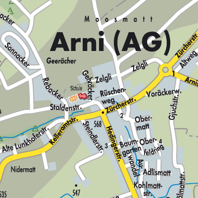 Stadtplan Arni (AG)