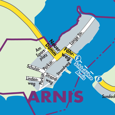 Stadtplan Arnis