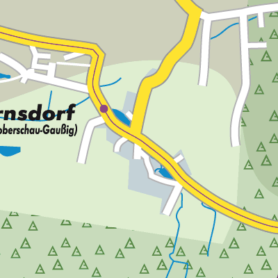 Stadtplan Arnsdorf - Warnoćicy