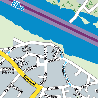 Stadtplan Artlenburg