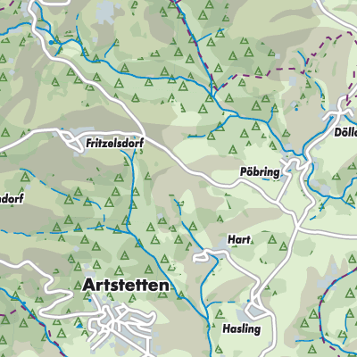 Übersichtsplan Artstetten-Pöbring