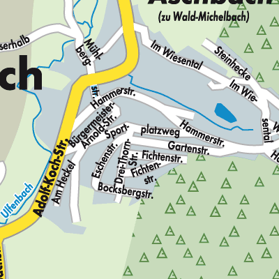 Stadtplan Aschbach