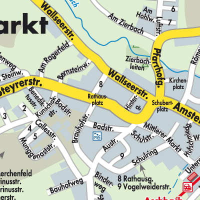 Stadtplan Aschbach-Markt