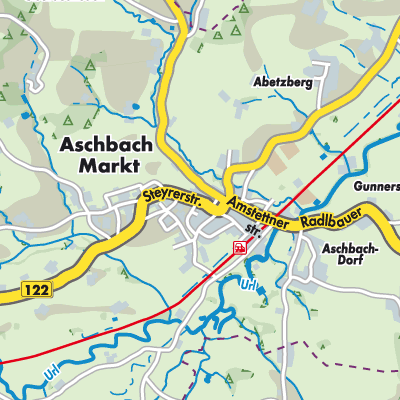 Übersichtsplan Aschbach-Markt