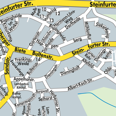 Stadtplan Ascheberg