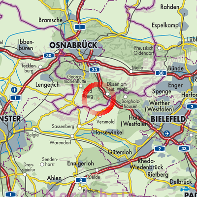Landkarte Aschendorf