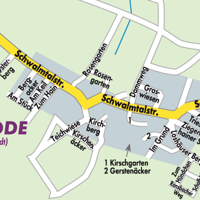 Stadtplan Ascherode
