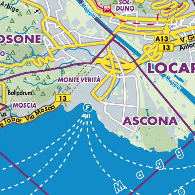 Übersichtsplan Ascona