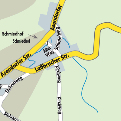 Stadtplan Asendorf