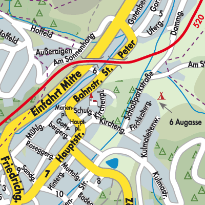 Stadtplan Aspang-Markt