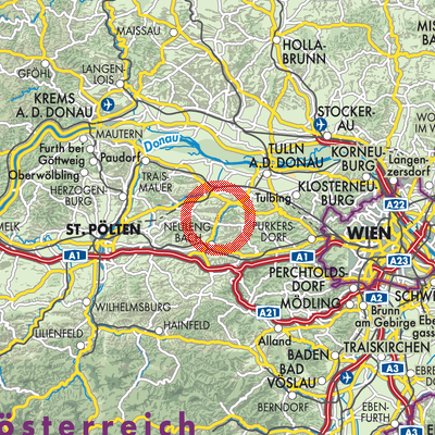 Landkarte Asperhofen