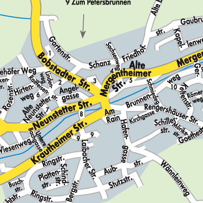 Stadtplan Assamstadt