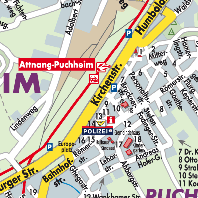 Stadtplan Attnang-Puchheim