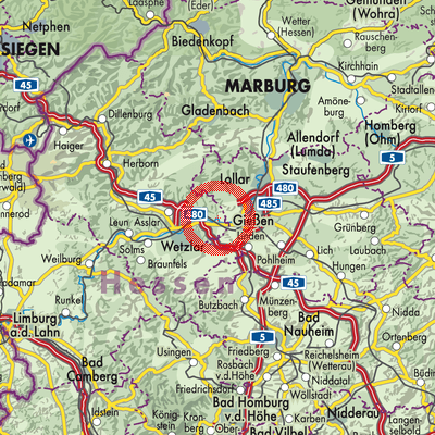 Landkarte Atzbach