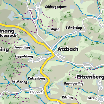 Übersichtsplan Atzbach
