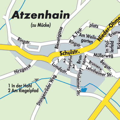 Stadtplan Atzenhain