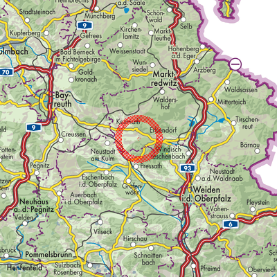 Landkarte Atzmannsberg
