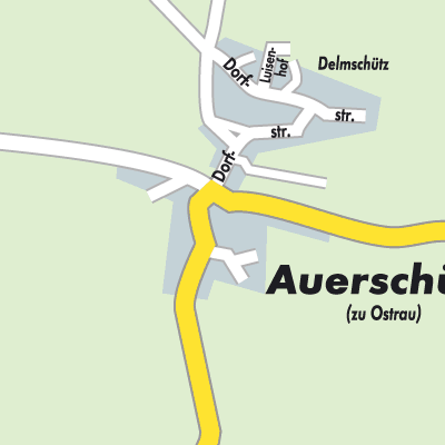 Stadtplan Auerschütz