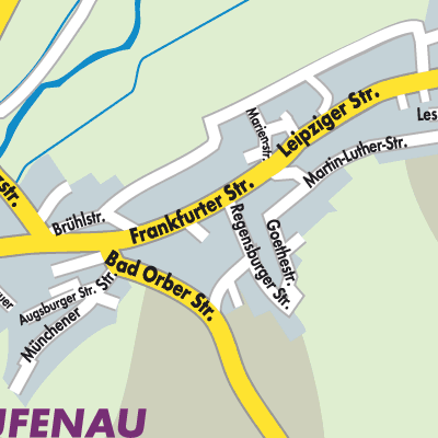 Stadtplan Aufenau