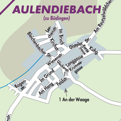 Stadtplan Aulendiebach