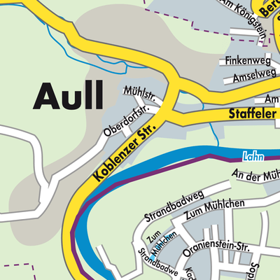 Stadtplan Aull