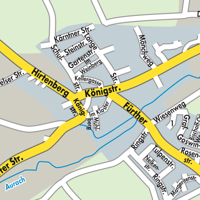 Stadtplan Aurachtal (VGem)