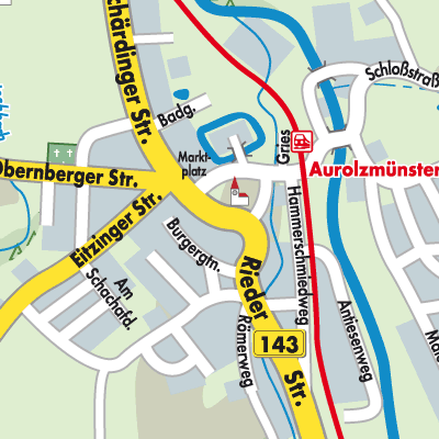 Stadtplan Aurolzmünster