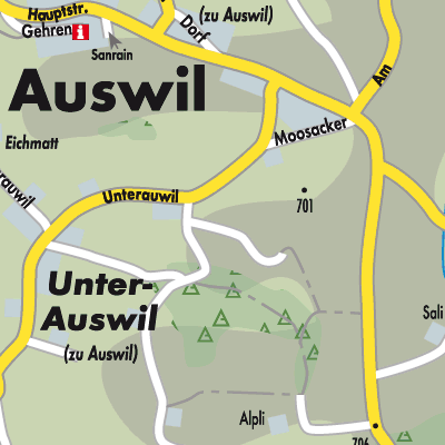 Stadtplan Auswil