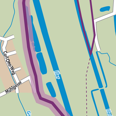 Stadtplan Auwald