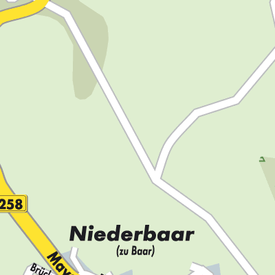 Stadtplan Baar