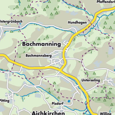 Übersichtsplan Bachmanning