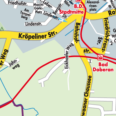 Stadtplan Bad Doberan-Land