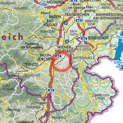 Landkarte Bad Erlach