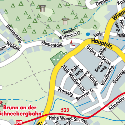 Stadtplan Bad Fischau-Brunn