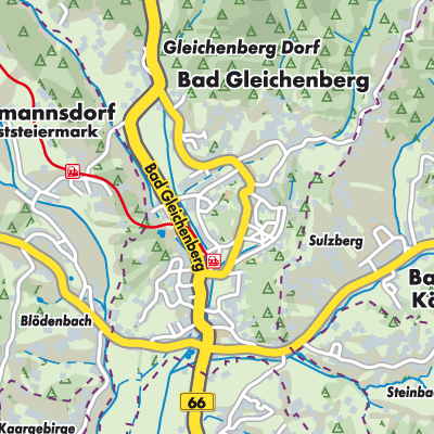 Übersichtsplan Bad Gleichenberg