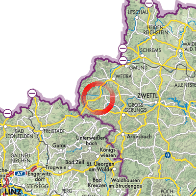 Landkarte Bad Großpertholz