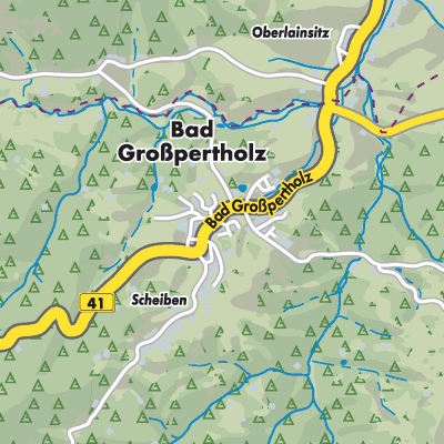 Übersichtsplan Bad Großpertholz