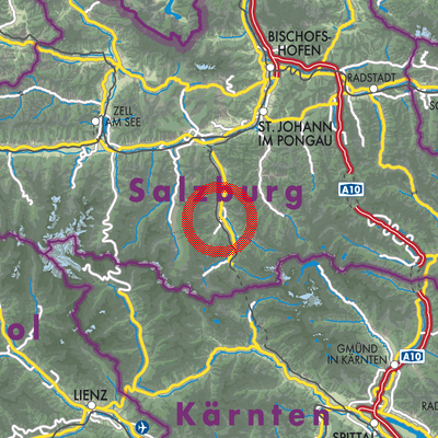 Landkarte Bad Hofgastein