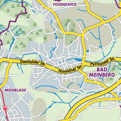 Übersichtsplan Bad Meinberg
