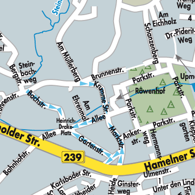 Stadtplan Bad Meinberg