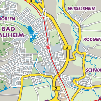 Übersichtsplan Bad Nauheim