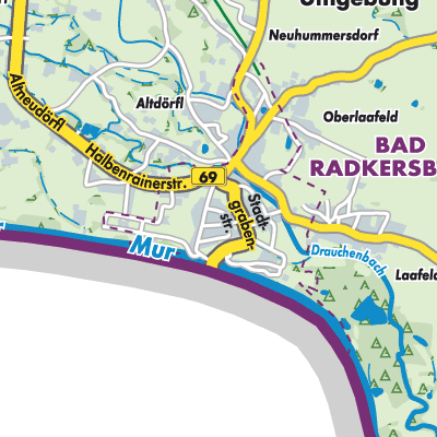 Übersichtsplan Bad Radkersburg