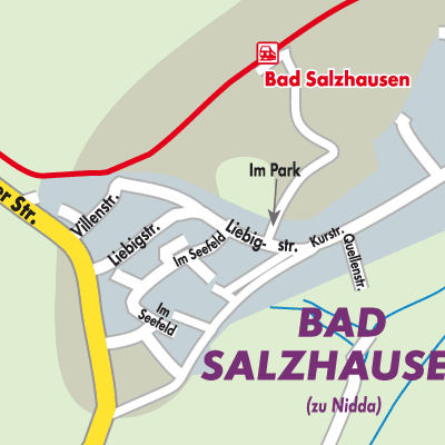 Stadtplan Bad Salzhausen