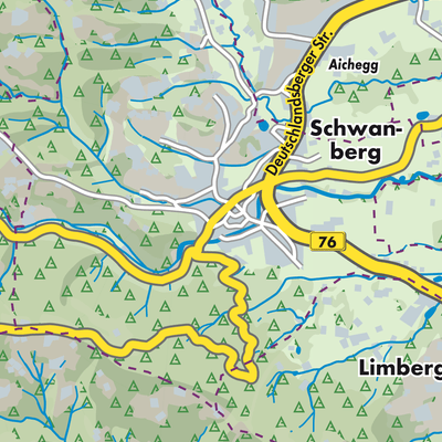 Übersichtsplan Bad Schwanberg