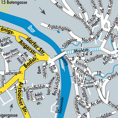 Stadtplan Bad Tölz