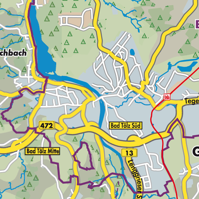 Übersichtsplan Bad Tölz