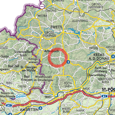 Landkarte Bad Traunstein