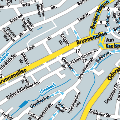 Stadtplan Bad Wildungen