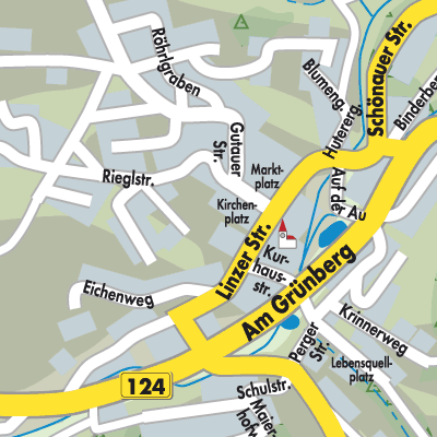 Stadtplan Bad Zell